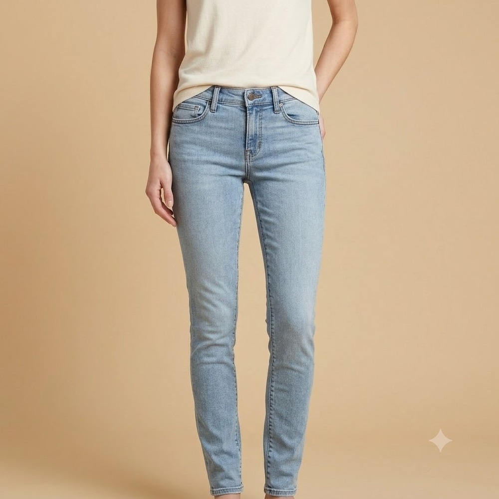 J Brand Skinny Jeans Women's Size 26 Blue Light Wash Stretch Denim EUC